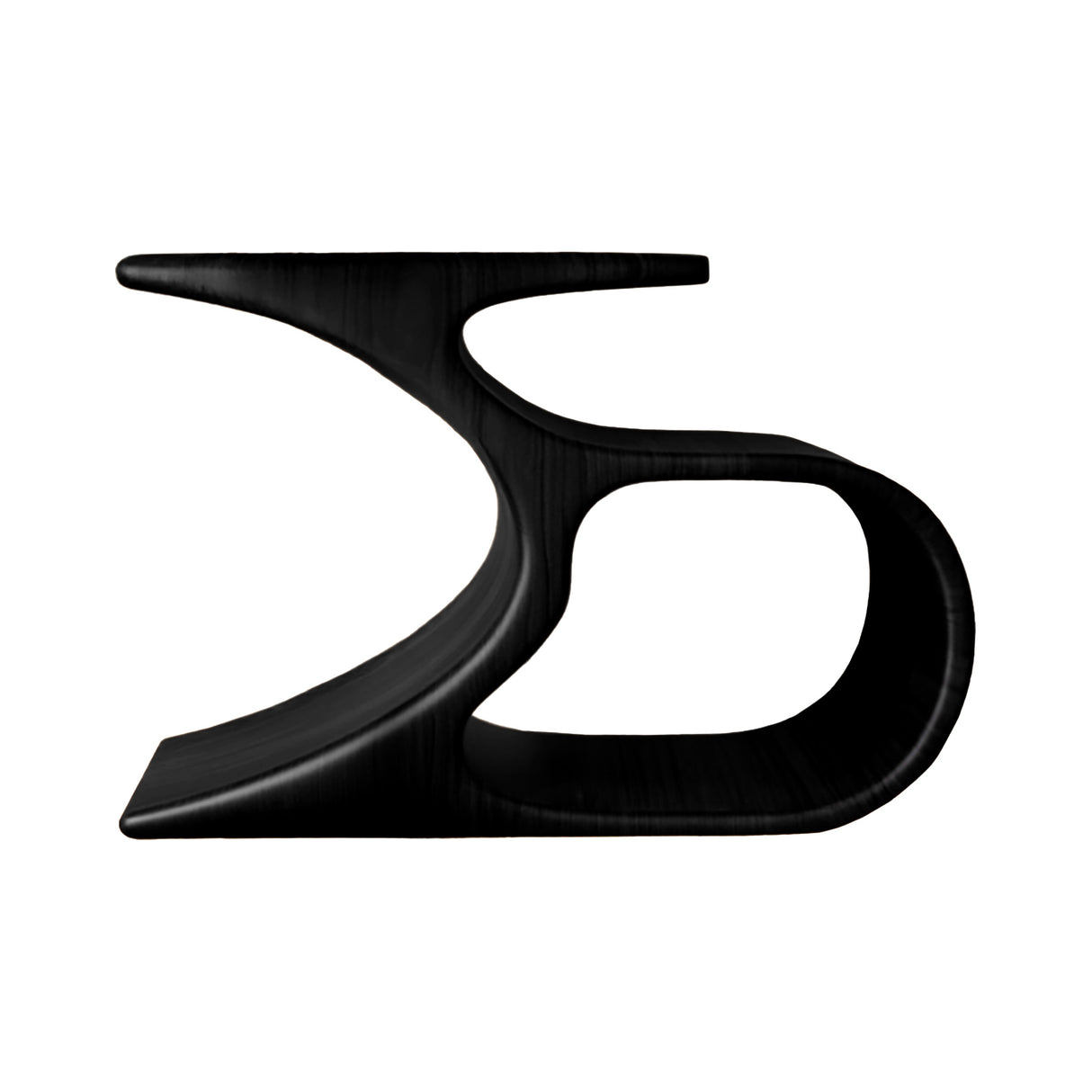Sonatone Sculpted Solid Wood Record Player Stand With Storage Black - Timberustic Record Player Stand With Storage
