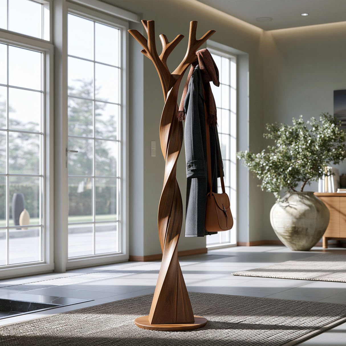 Stormbranch Handcrafted Sculpted Solid Wood Tree Coat Rack (Copy) - Timberustic Tree Coat Rack