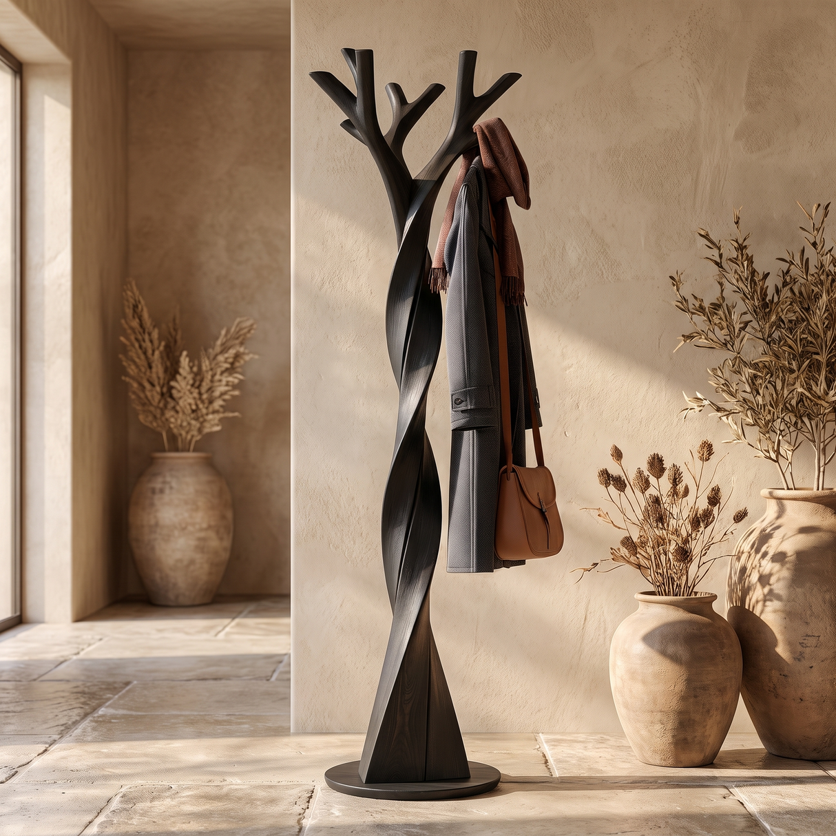 Stormbranch Handcrafted Sculpted Solid Wood Tree Coat Rack (Copy) - Timberustic Tree Coat Rack