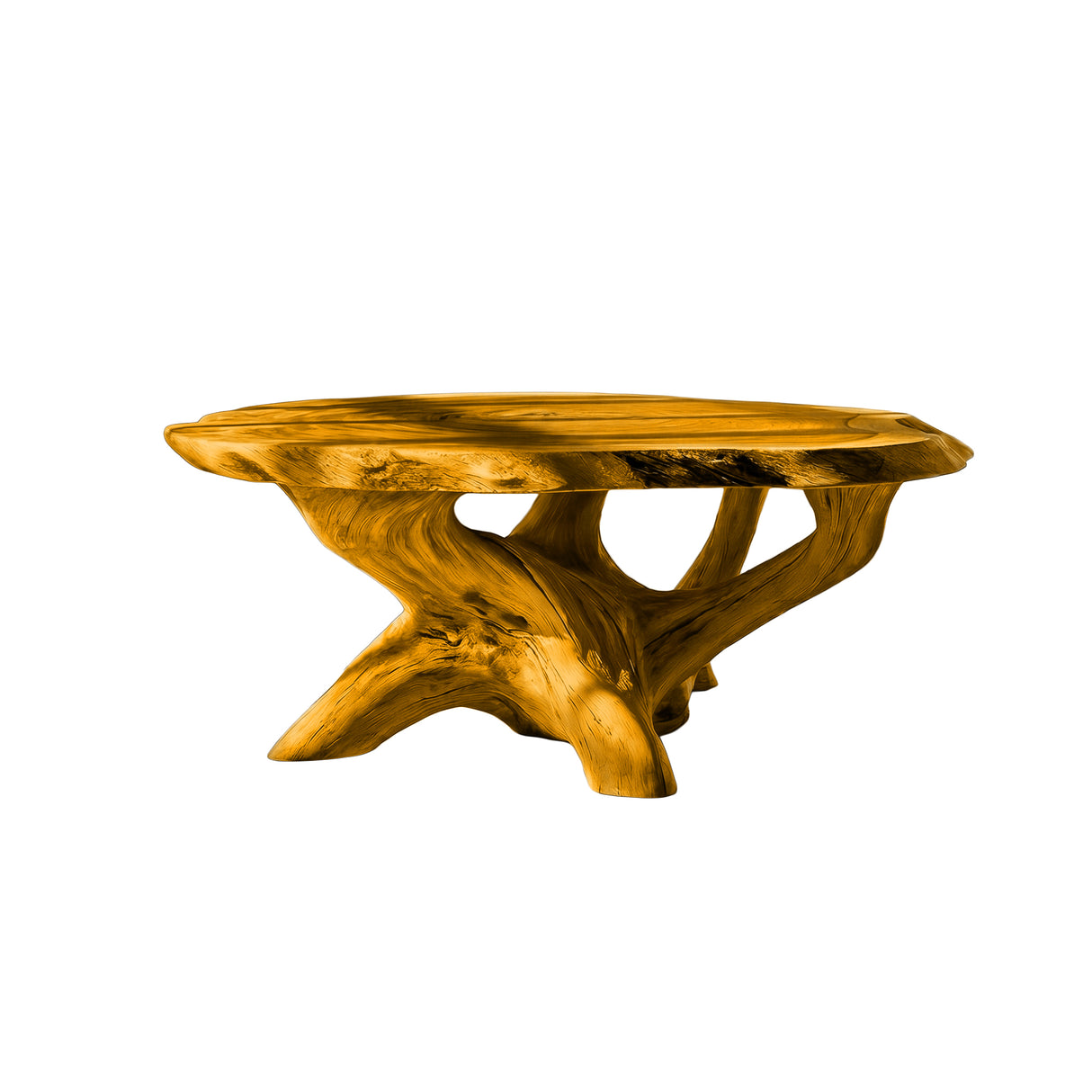 Sylvara Live Edge Solid Wood Coffee Table Teak - Timberustic Coffee Table