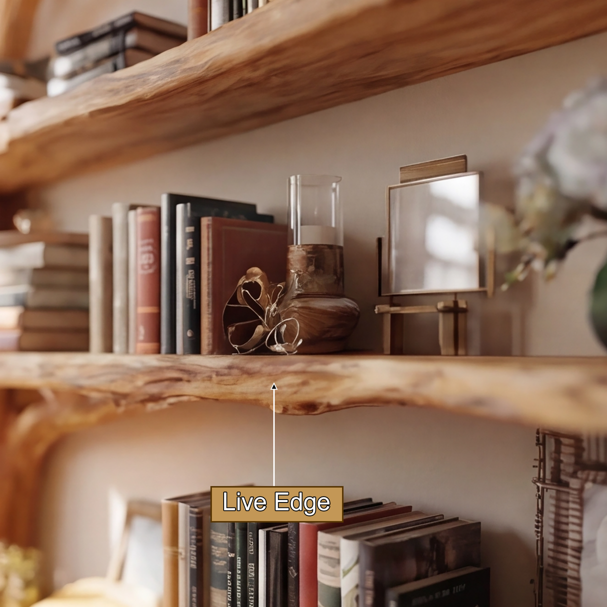Sylvaris Sculptural Solid Wood Tree Bookshelf - Timberustic Tree Bookshelf