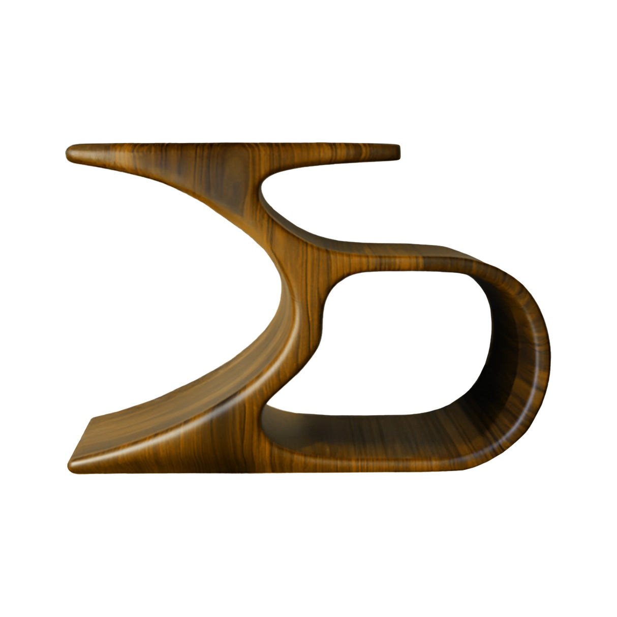 Sonatone Sculpted Solid Wood Record Player Stand With Storage Teak - Timberustic Record Player Stand With Storage