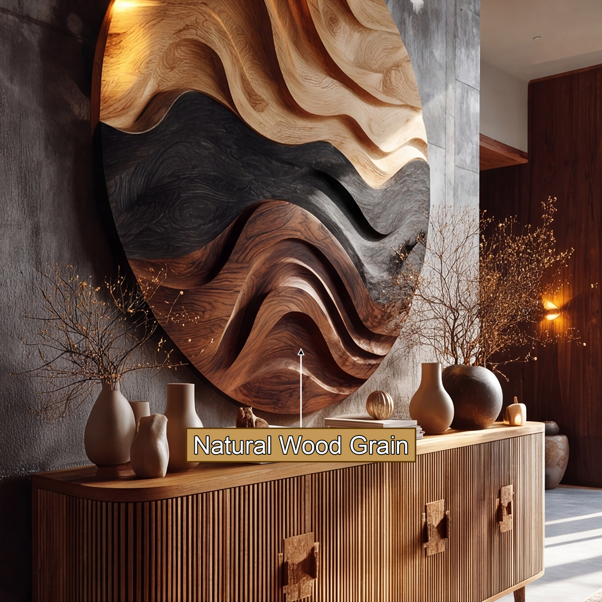 Terranova Handcrafted Solid Wood Layered Landscape Wall Art - Timberustic Wall Art