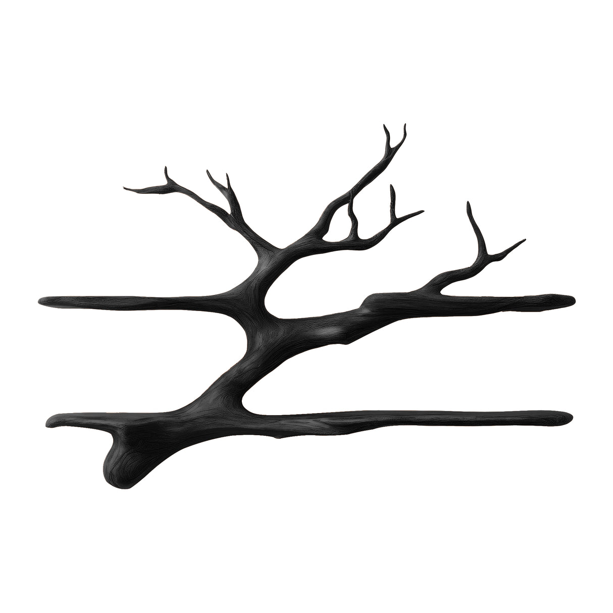Thalmyr Handcrafted Solid Wood Floating Tree Bookshelf