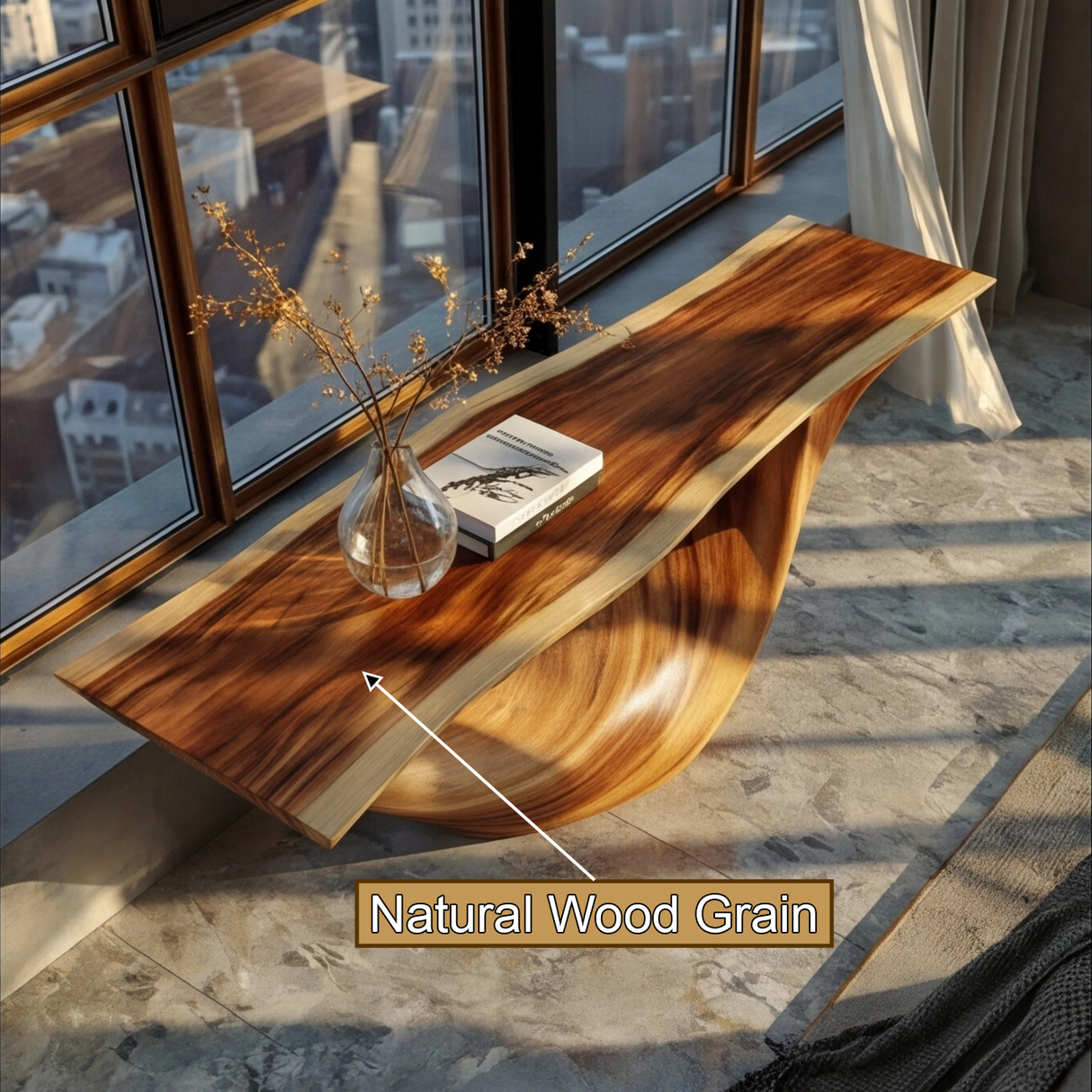 Thalorien Handcrafted Solid Wood Console Table - Timberustic Console Table