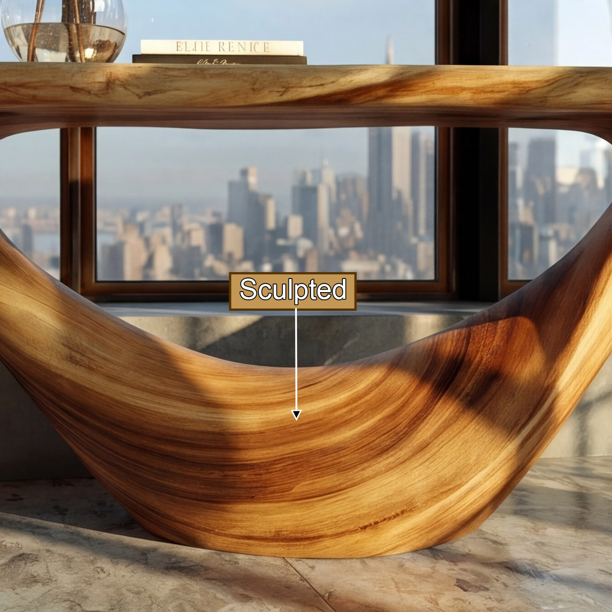 Thalorien Handcrafted Solid Wood Console Table - Timberustic Console Table