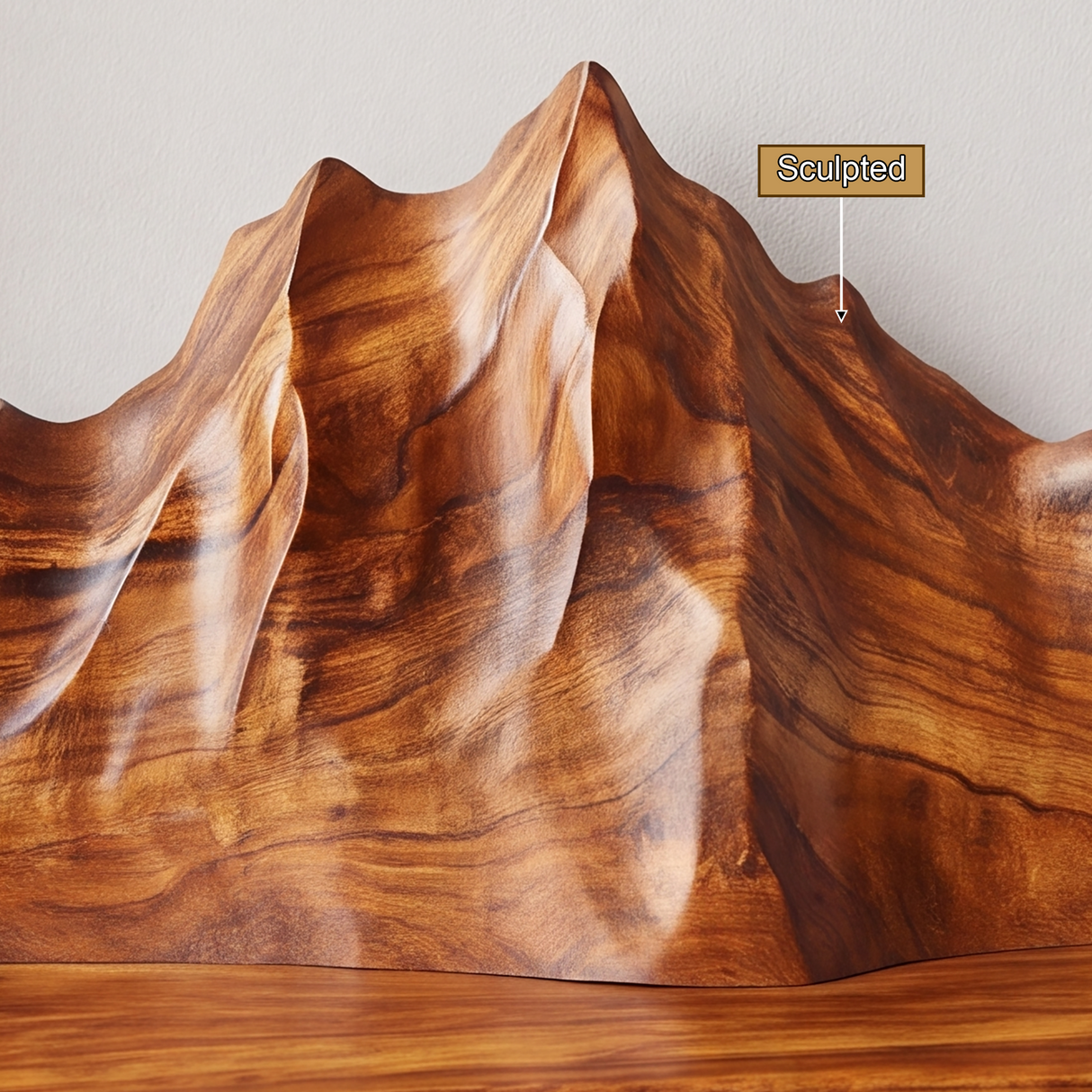 Thalorin Handcrafted Mountain Floating Shelf - Timberustic Floating Shelf