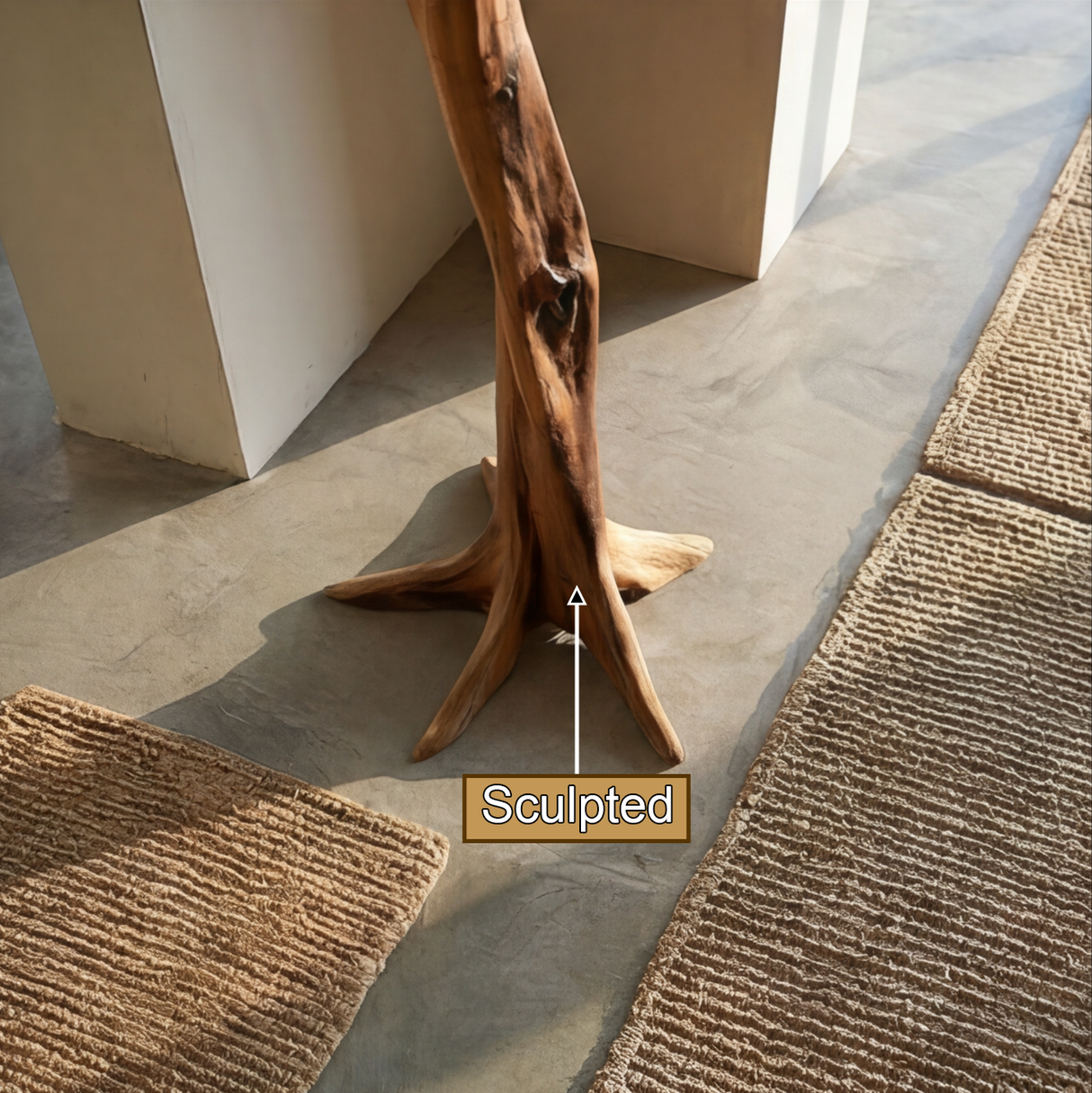 Thalorin Sculpted Solid Wood Tree Coat Rack - Timberustic Tree Coat Rack