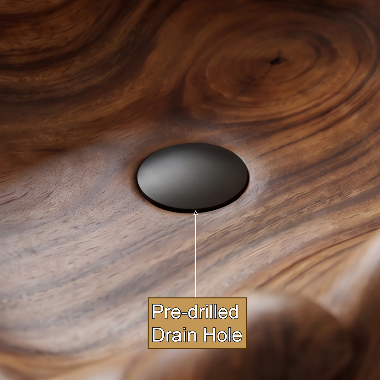 Tharion Handcrafted Solid Wood Hands-Shaped Vessel Sink