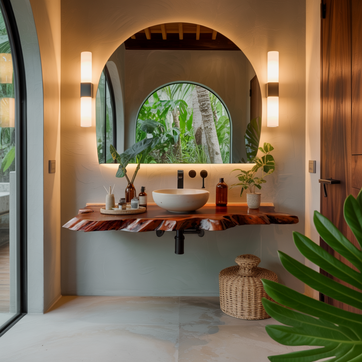 Tidewood Live Edge Floating Bathroom Vanity