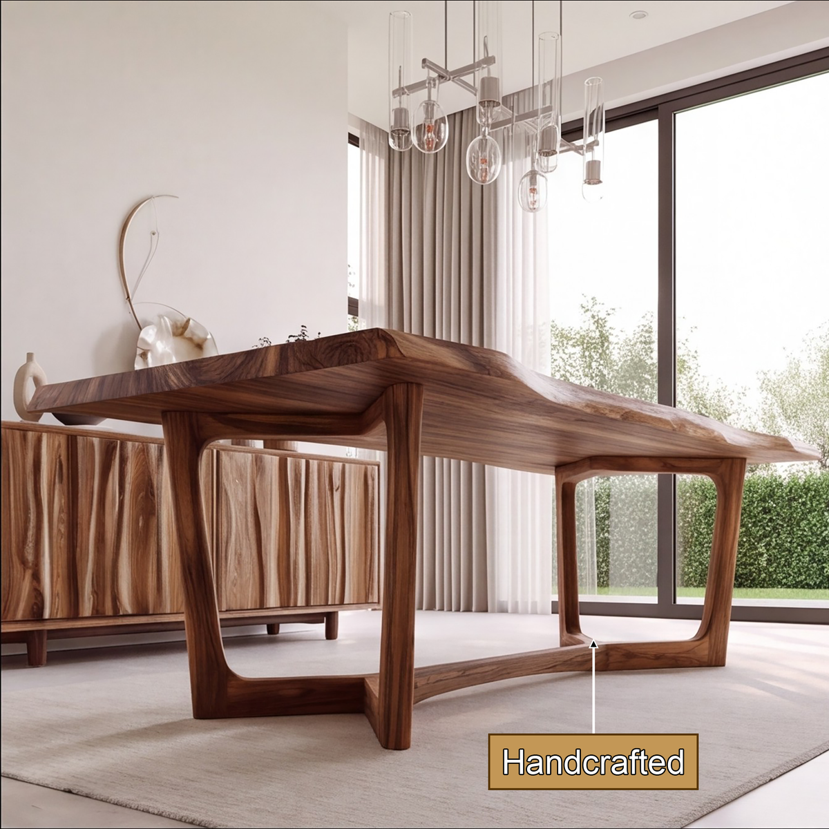 Aeladell Irregular Edge Handcrafted Dining Table - Timberustic Dining Table