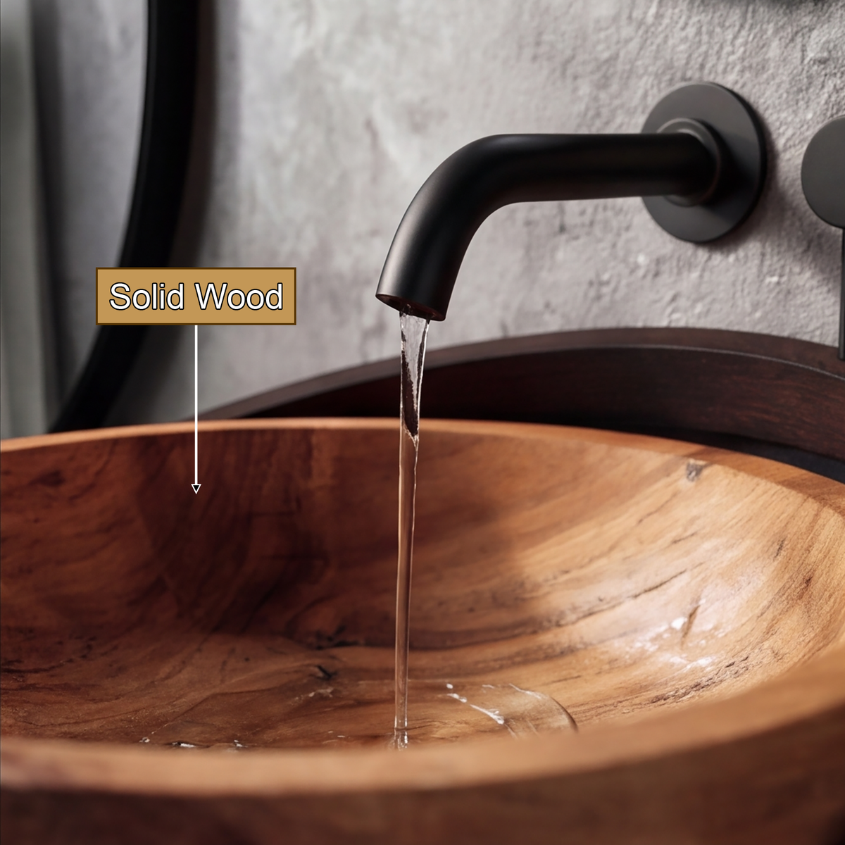 Sylirell Sculpted Oval Ring Handcrafted Vessel Sinks - Timberustic Vessel Sinks