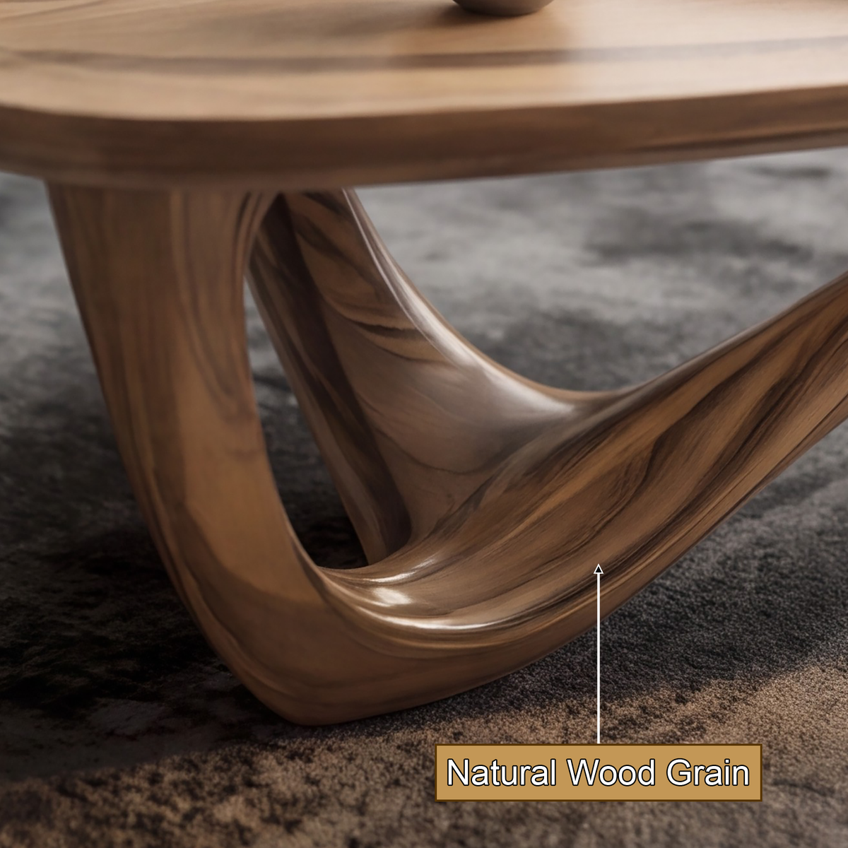 Aurelin Flow Organic Modern Coffee Table - Timberustic Coffee Table