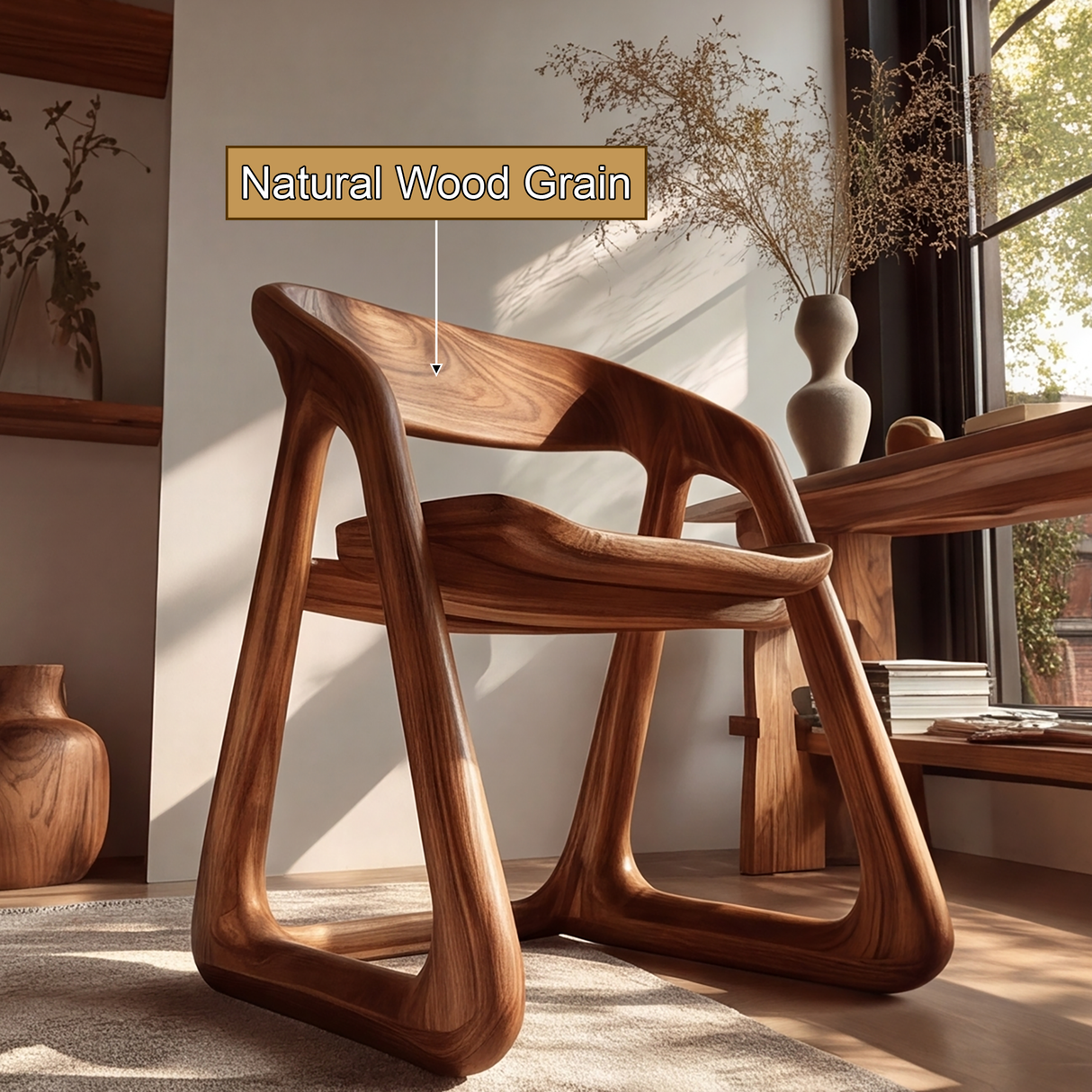 Eldorin Handcrafted Solid Wood Dining Chair - Timberustic Dining Chair