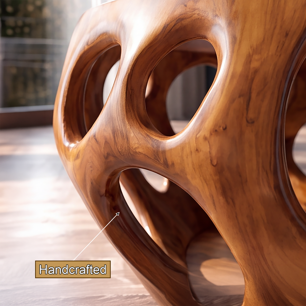 Hollowgrove Handcrafted Solid Wood Coffee Table
