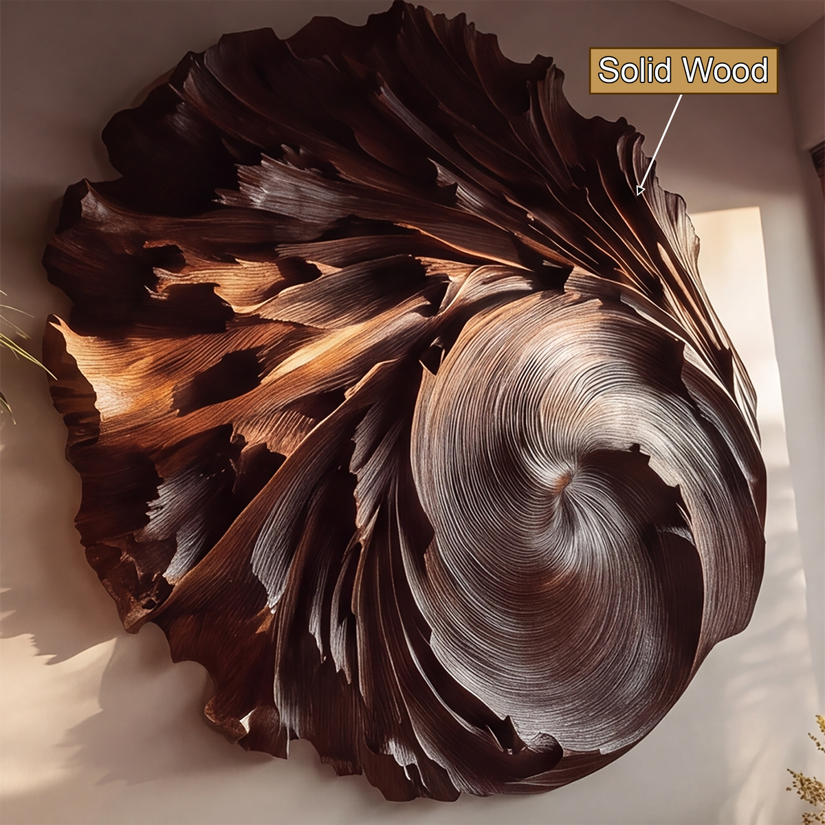 Nautryx Sculpted Solid Wood Wall Art - Timberustic Wall Art