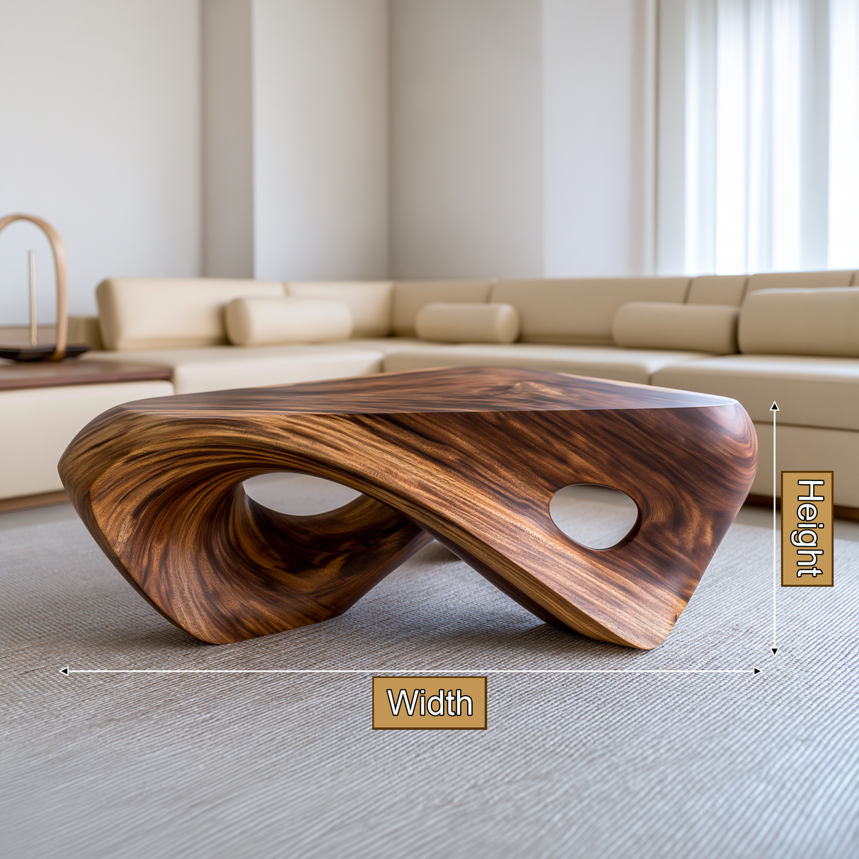 Norwyn Handcrafted Solid Wood Coffee Table - Timberustic Coffee Table