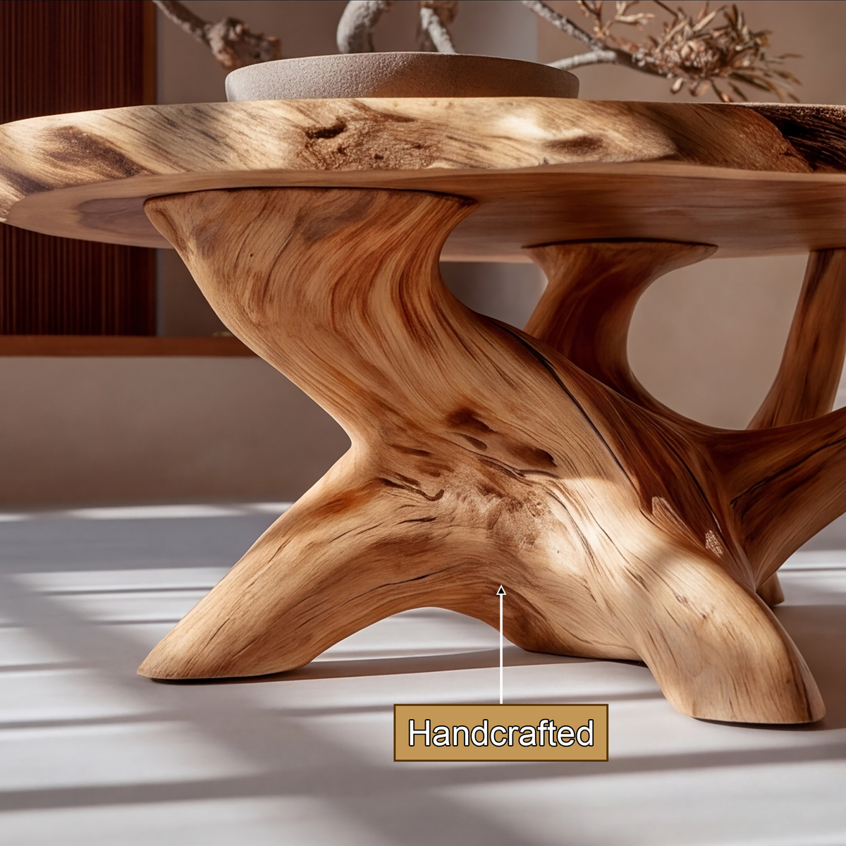 Sylvara Live Edge Solid Wood Coffee Table - Timberustic Coffee Table