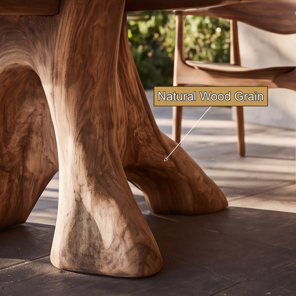 Veylora Handcrafted Solid Wood Dining Table - Timberustic Dining Table