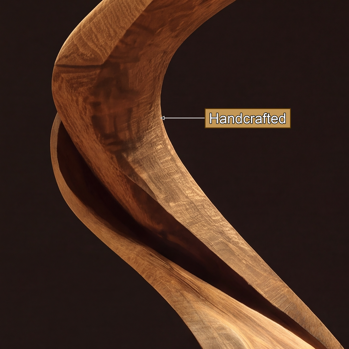 Zepharion Sculpted Solid Wood Pedestal Stand