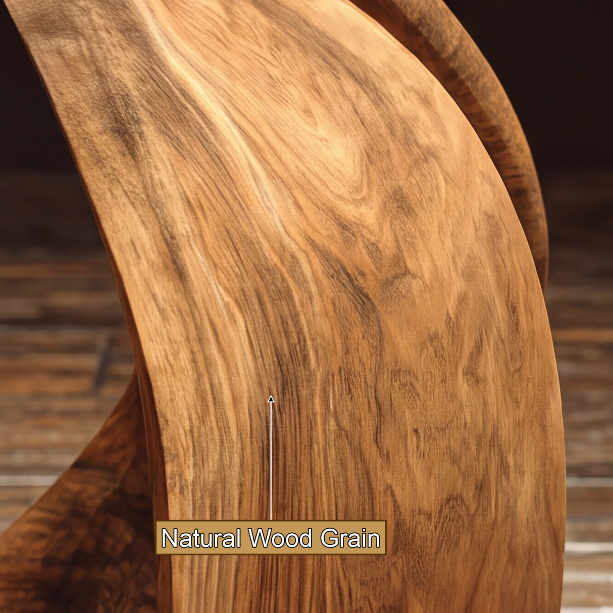 Zepharion Sculpted Solid Wood Pedestal Stand