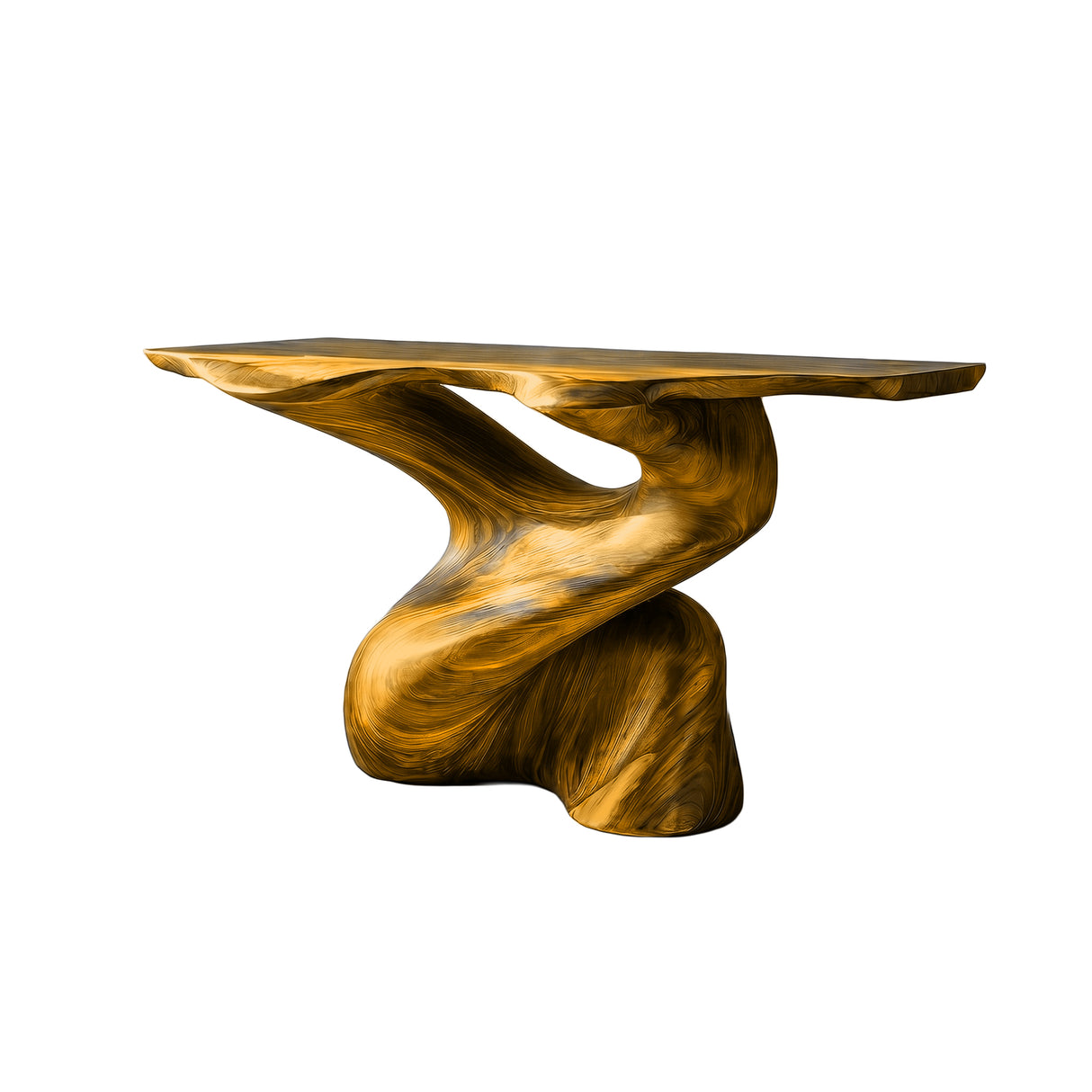 Torrenta Sculpted Solid Wood Console Table