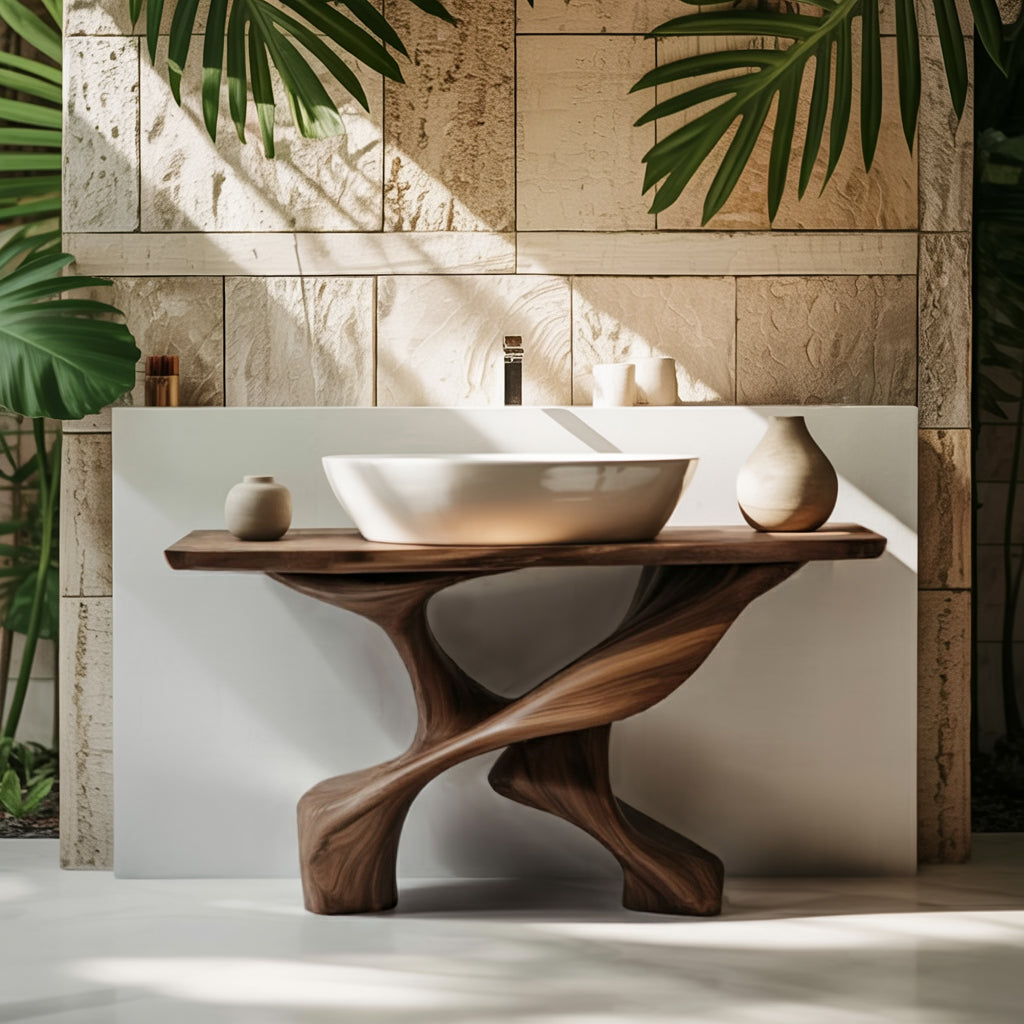 Twineflow Solid Wood Bathroom Vanity