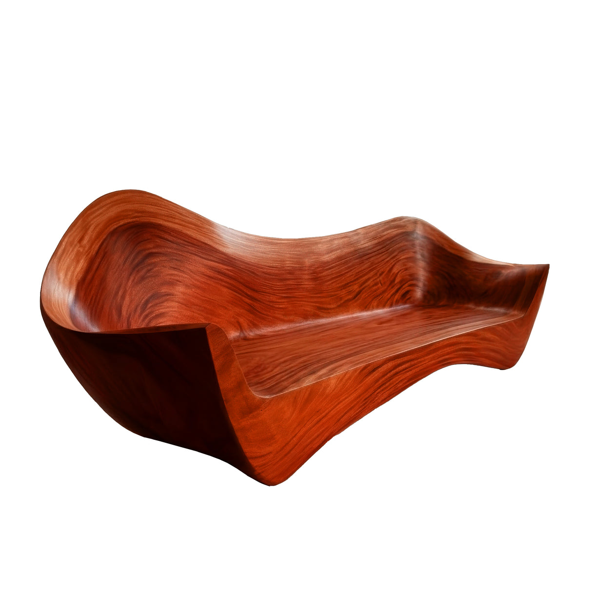 Vaeloris Solid Wood Sculpted Sofa Mahogany - Timberustic Sofa
