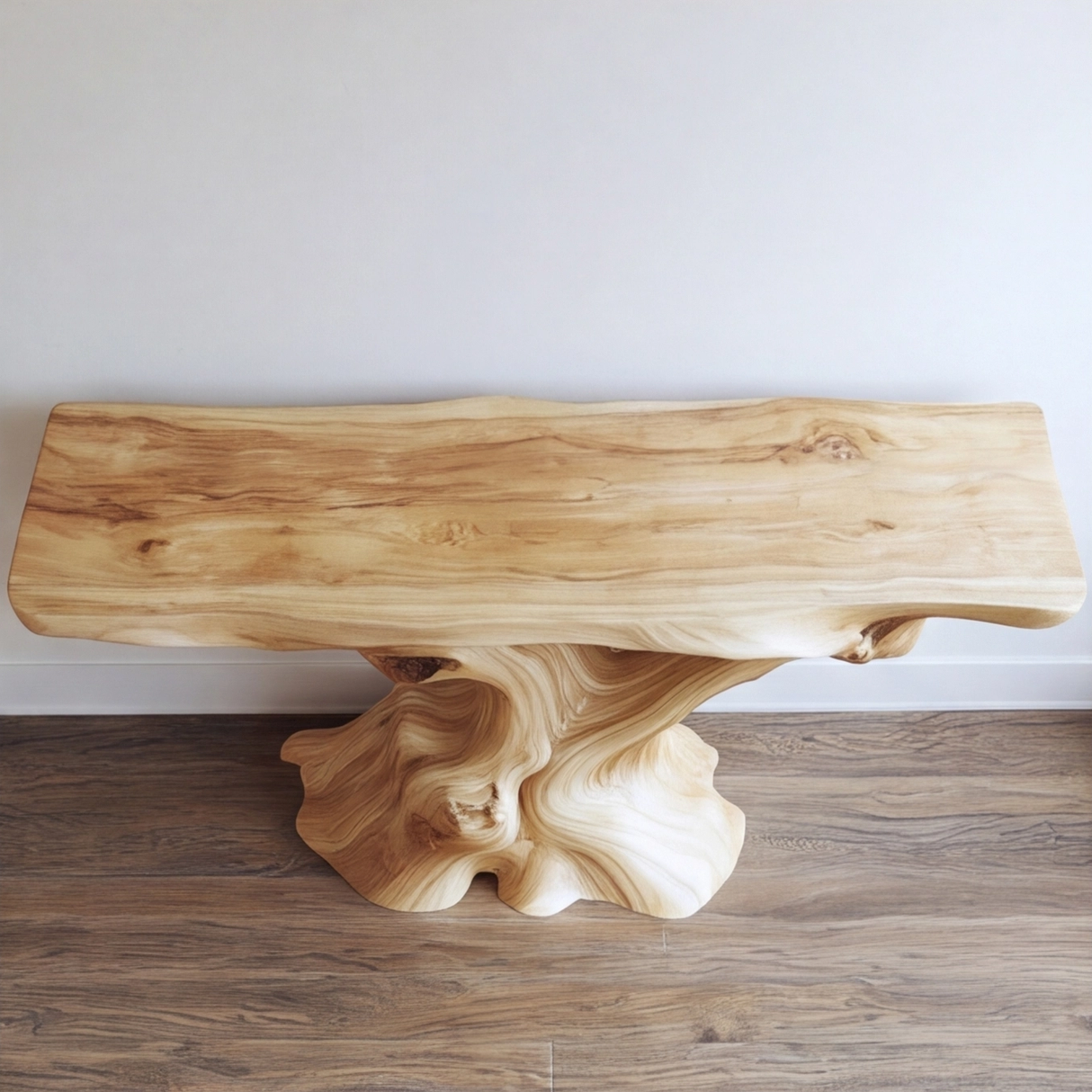 Vaelthorn Sculpted Solid Wood Console Table - Timberustic Console Table