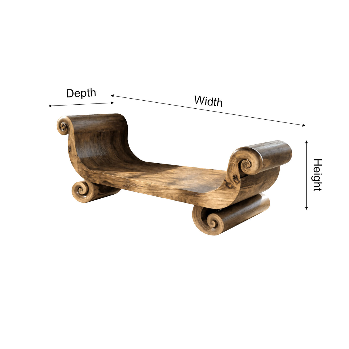 Valerion Handcrafted Solid Wood Sofa - Timberustic Sofa