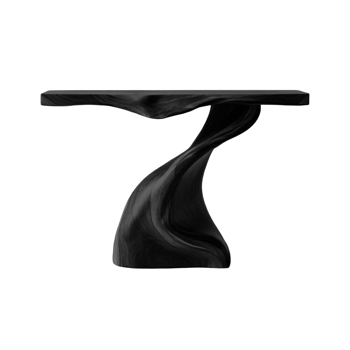 Valorin Sculpted Solid Wood Console Table