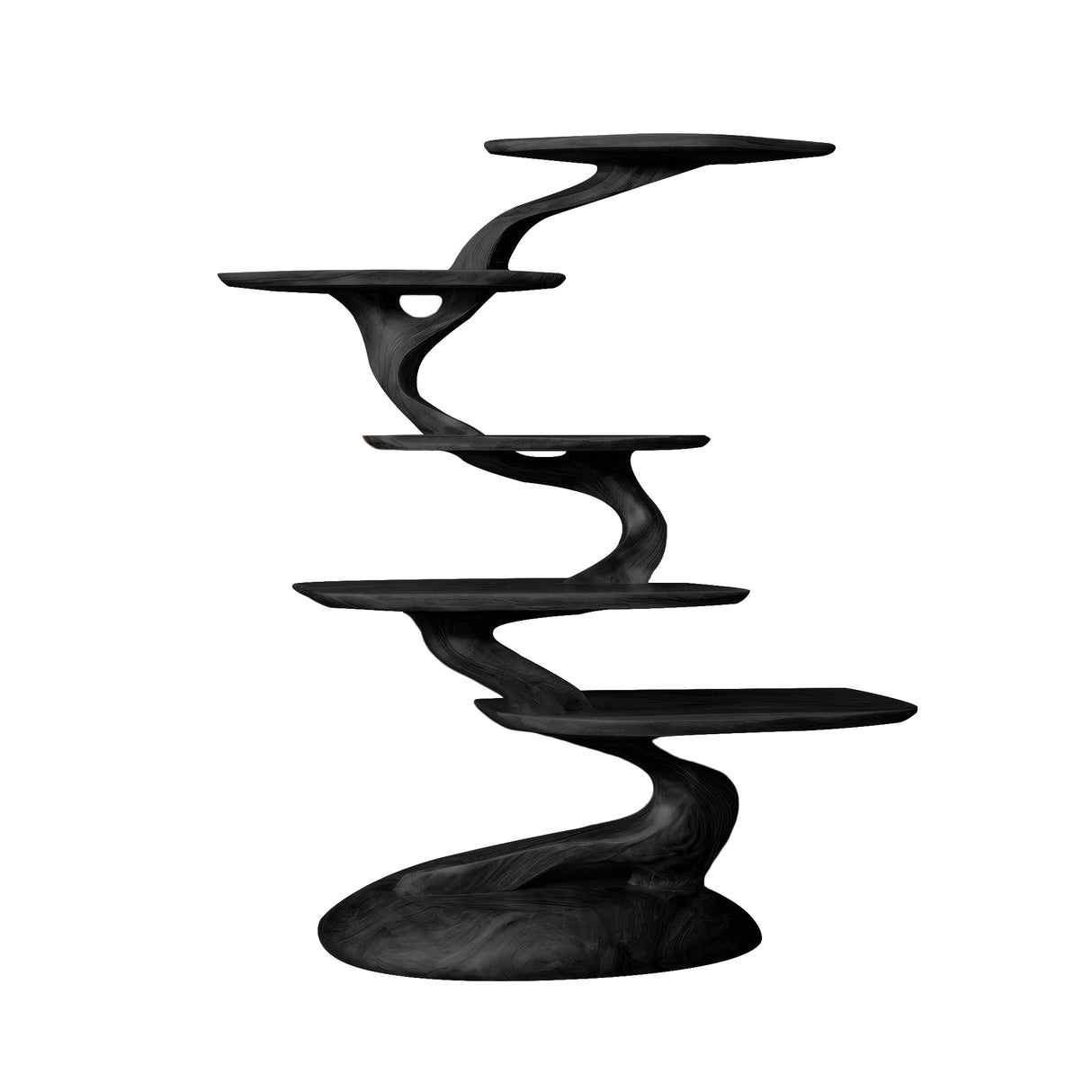 Valtara Handcrafted Solid Wood Tree Bookshelf