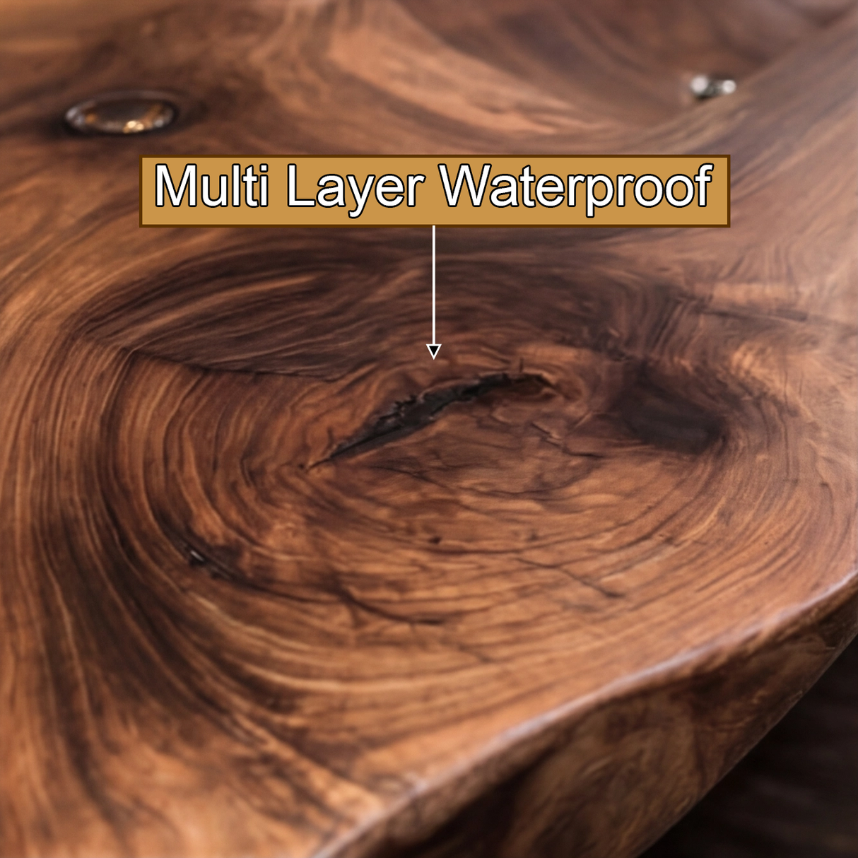 Valtero Sculpted Live Edge Solid Wood Floating Bathroom Vanity with Integrated Sink - Timberustic Floating Bathroom Vanity with Integrated Sink