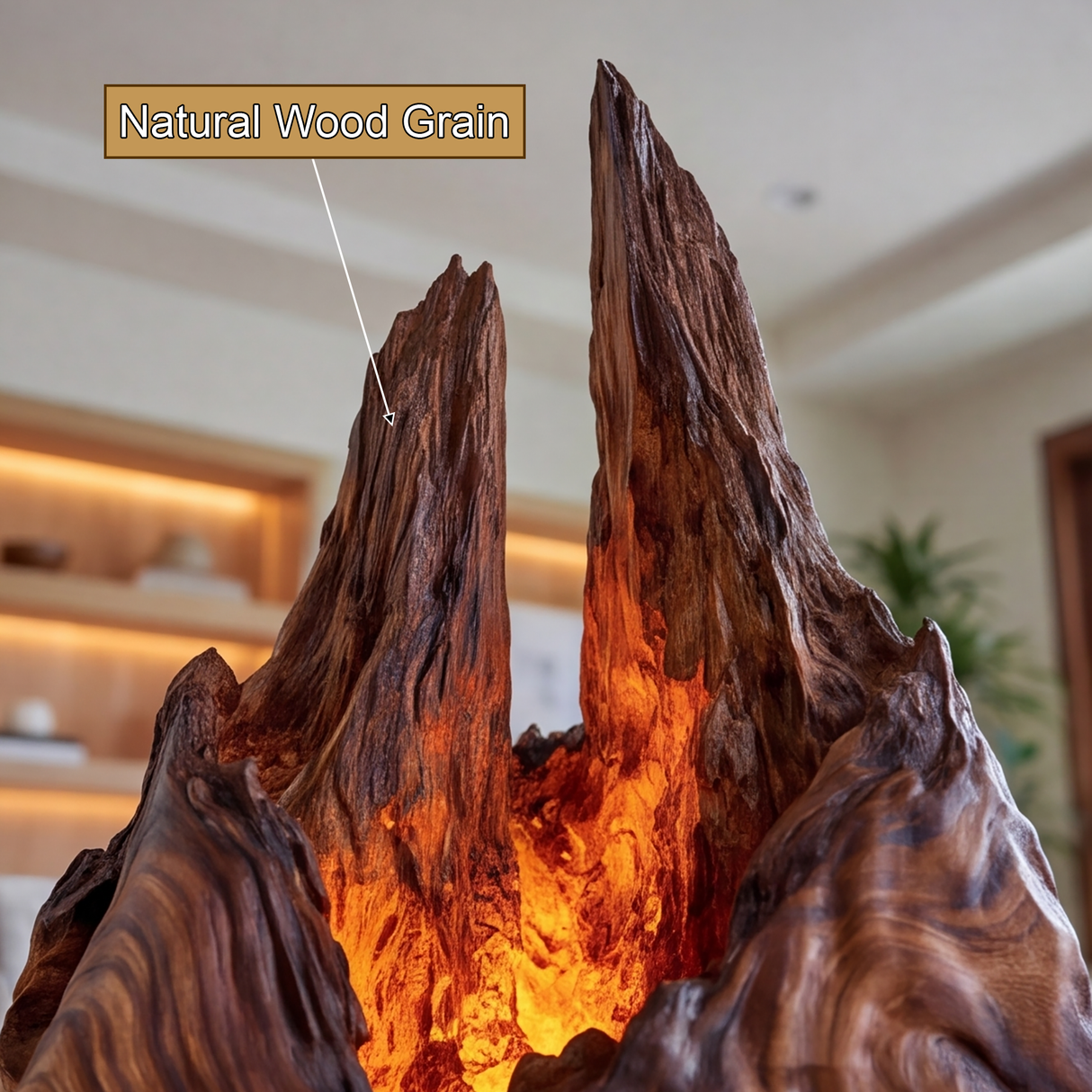Valtherra Handcrafted Mountain Table Lamp - Timberustic Table Lamp