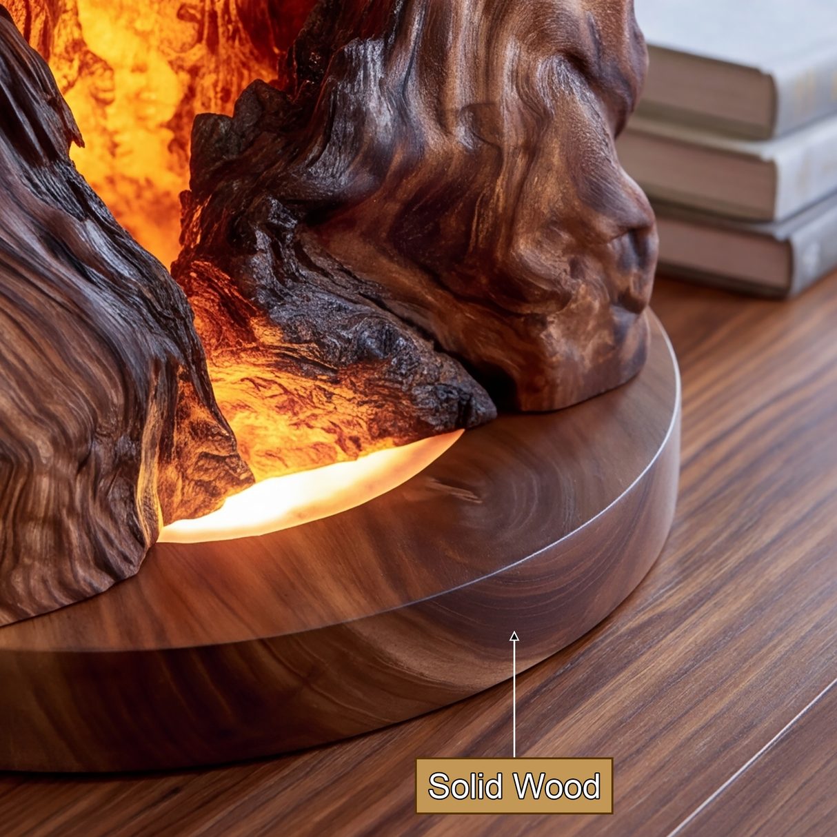 Valtherra Handcrafted Mountain Table Lamp - Timberustic Table Lamp
