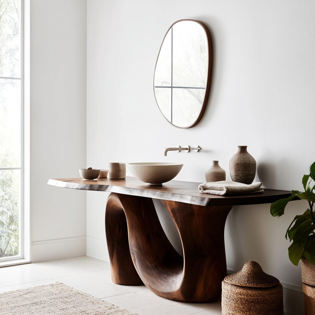 Velmior Sculpted Solid Wood Freestanding Bathroom Vanity SPA288698 - Timberustic Freestanding Bathroom Vanity