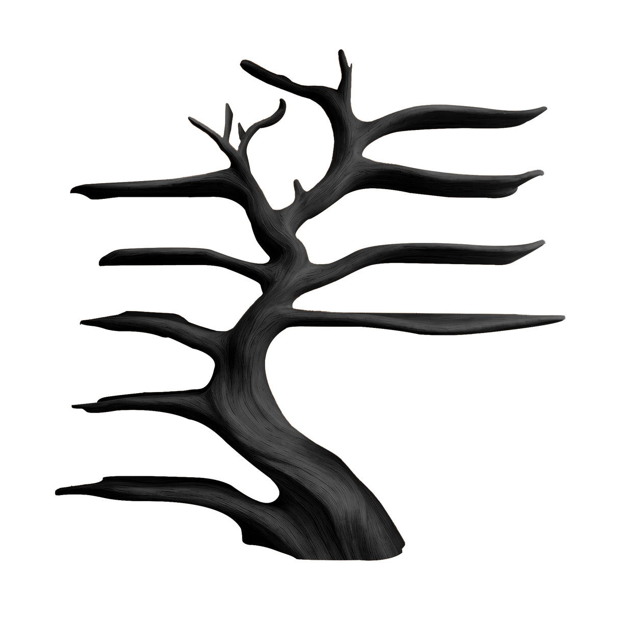 Velmora Illuminated Tree Wine Rack Black - Timberustic Tree Wine Rack