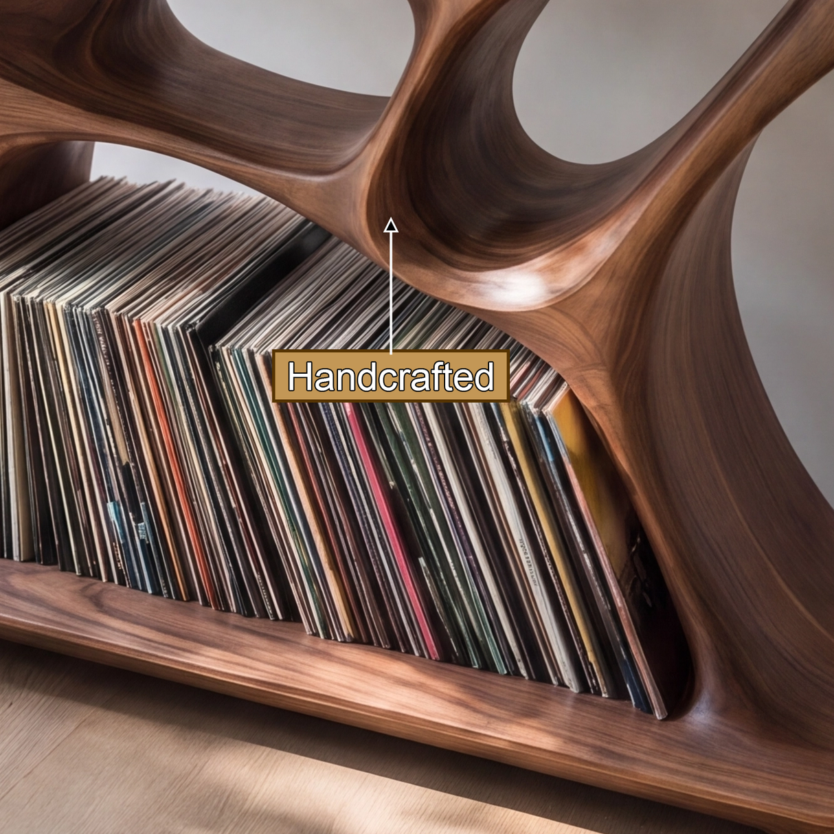 Velmorin Handcrafted Solid Wood Record Player Stand SPA156121 - Timberustic Record Player Stand With Storage