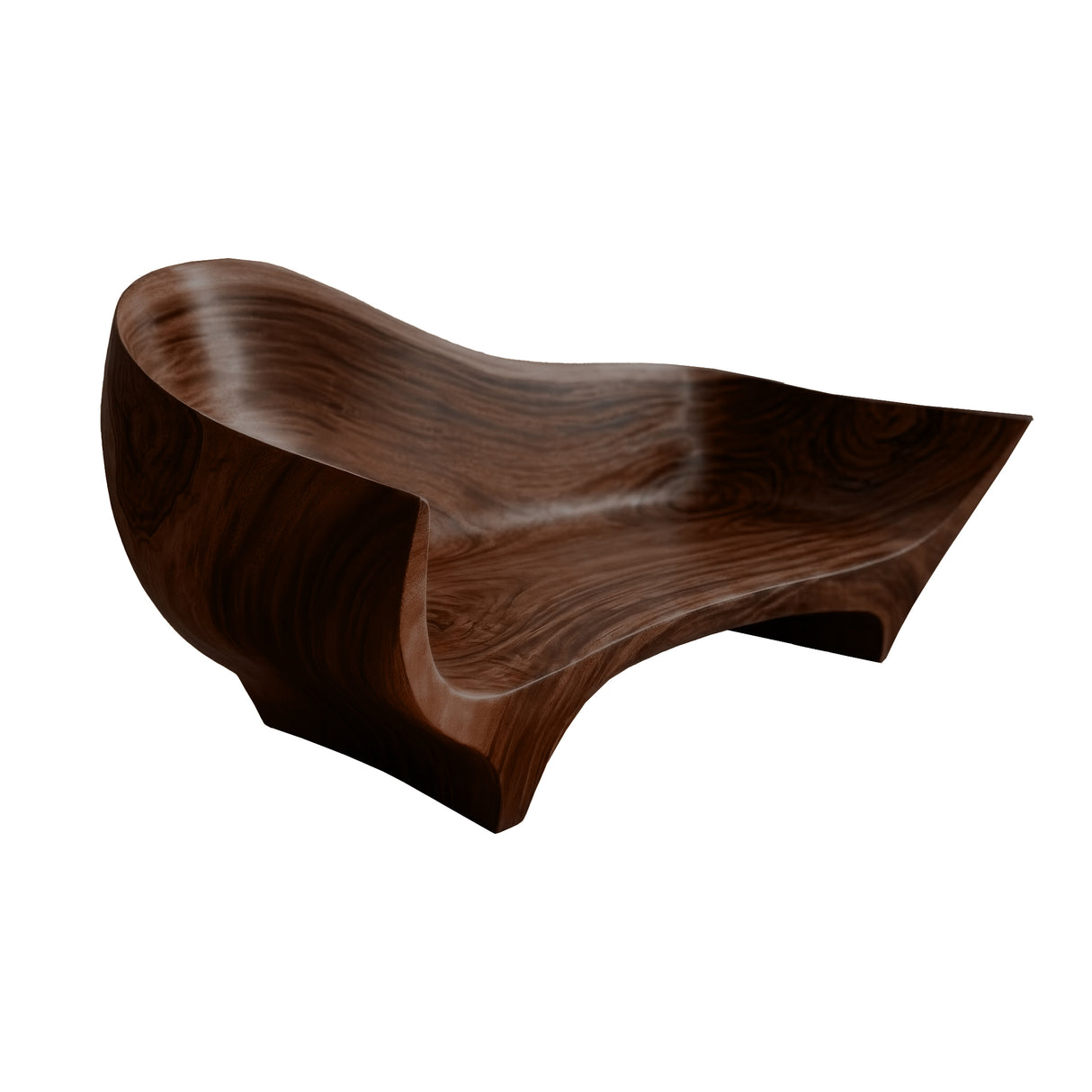 Velmorin Solid Wood Sculpted Sofa Dark Walnut - Timberustic Sofa