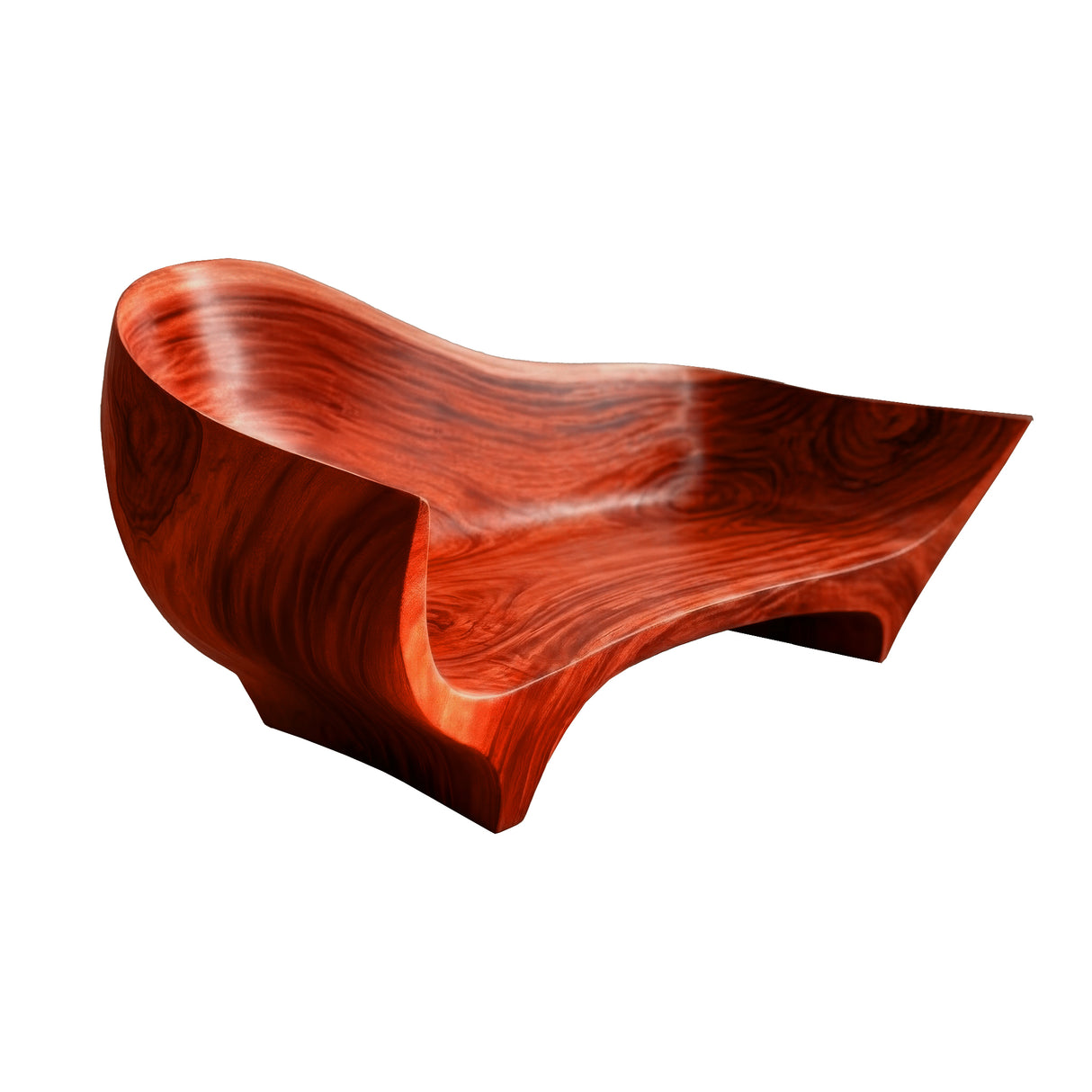 Velmorin Solid Wood Sculpted Sofa Mahogany - Timberustic Sofa