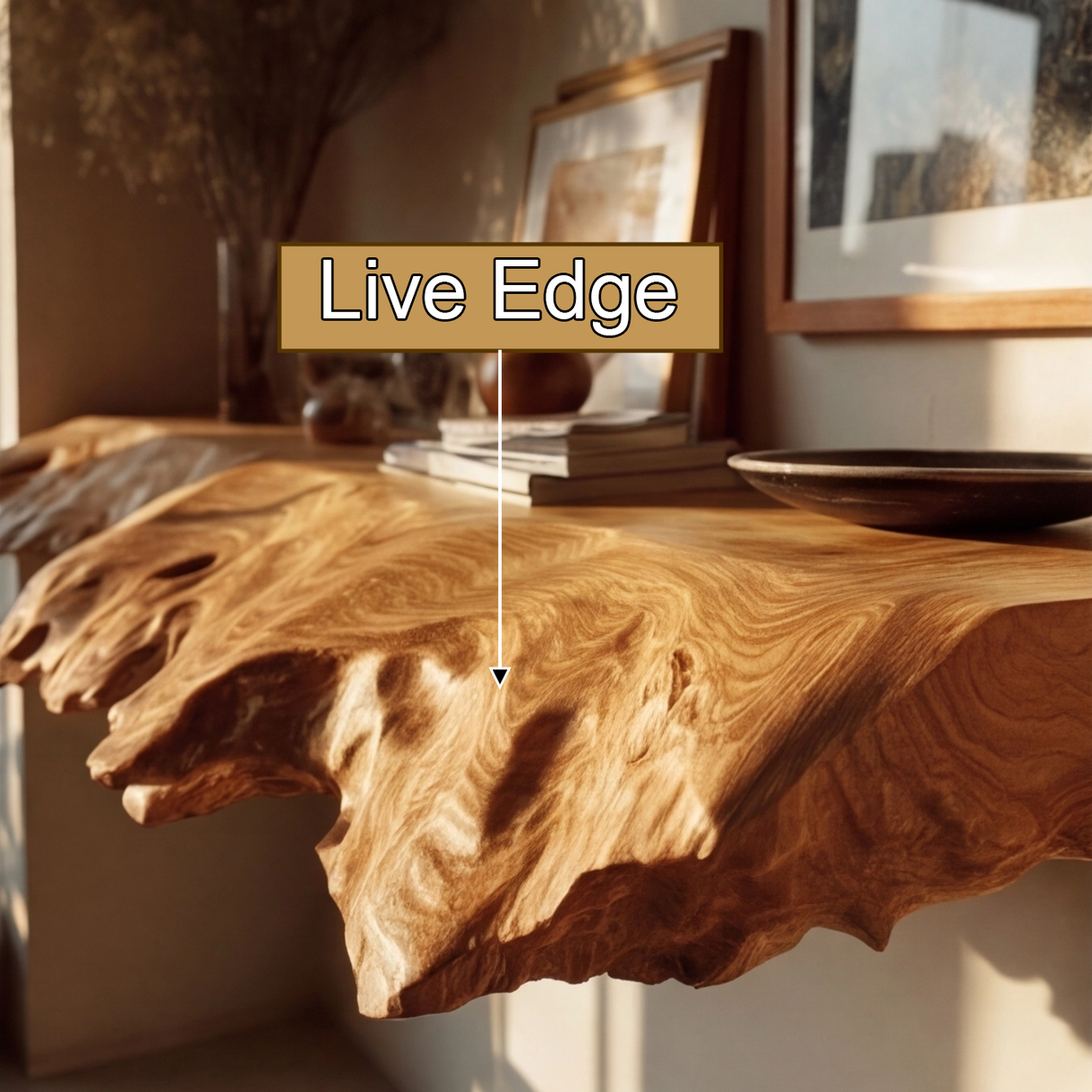 Veltrano Sculpted Solid Wood Floating Shelf SPA436488 - Timberustic Floating Shelf