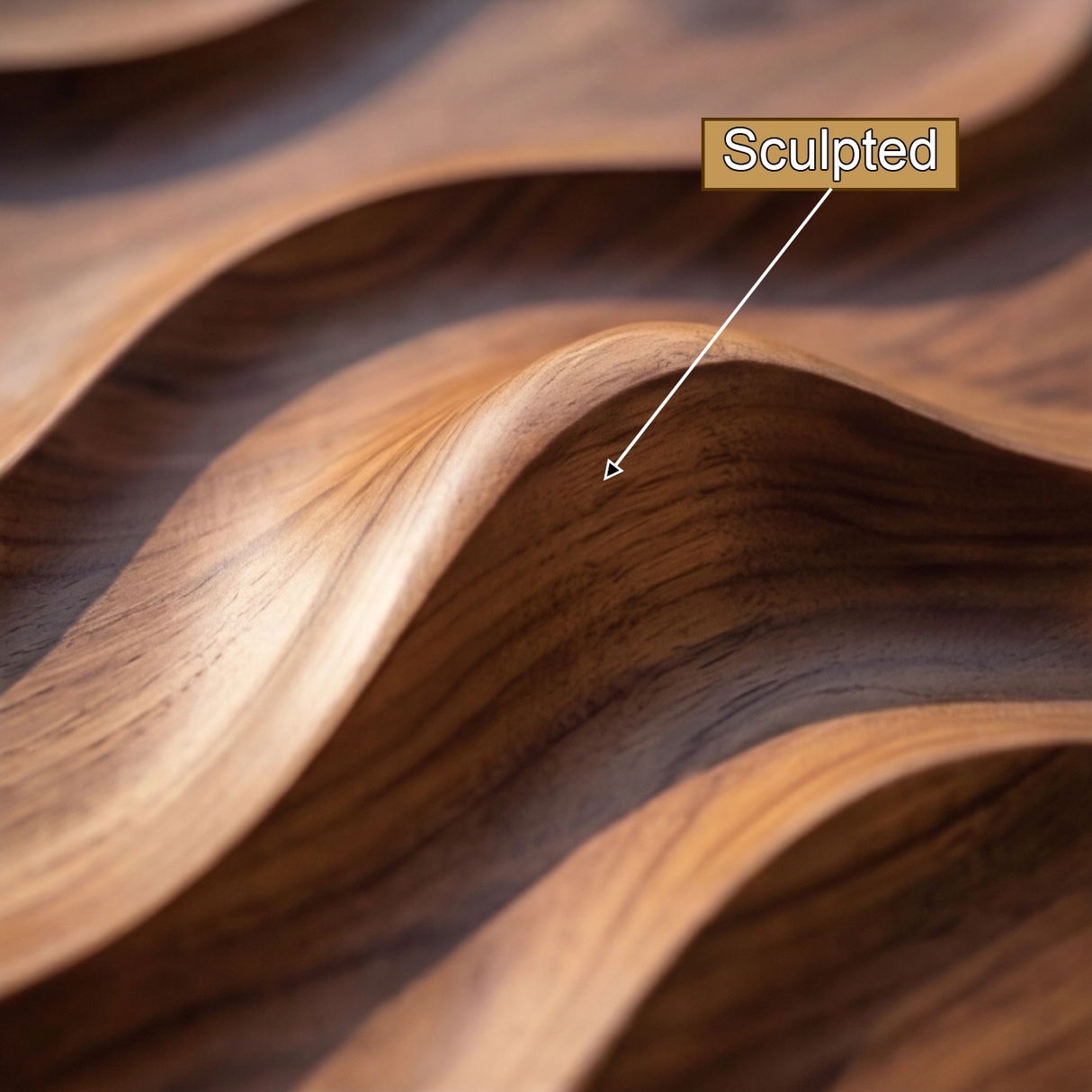Veltrava Sculpted Solid Wood Rectangular Single Door - Timberustic Door