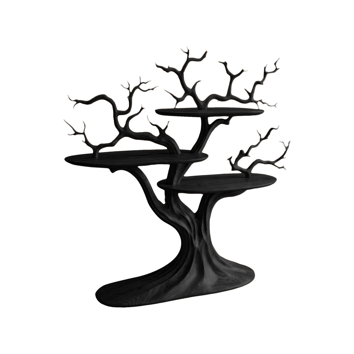 Verdanor Handcrafted Solid Wood Tree Bookshelf