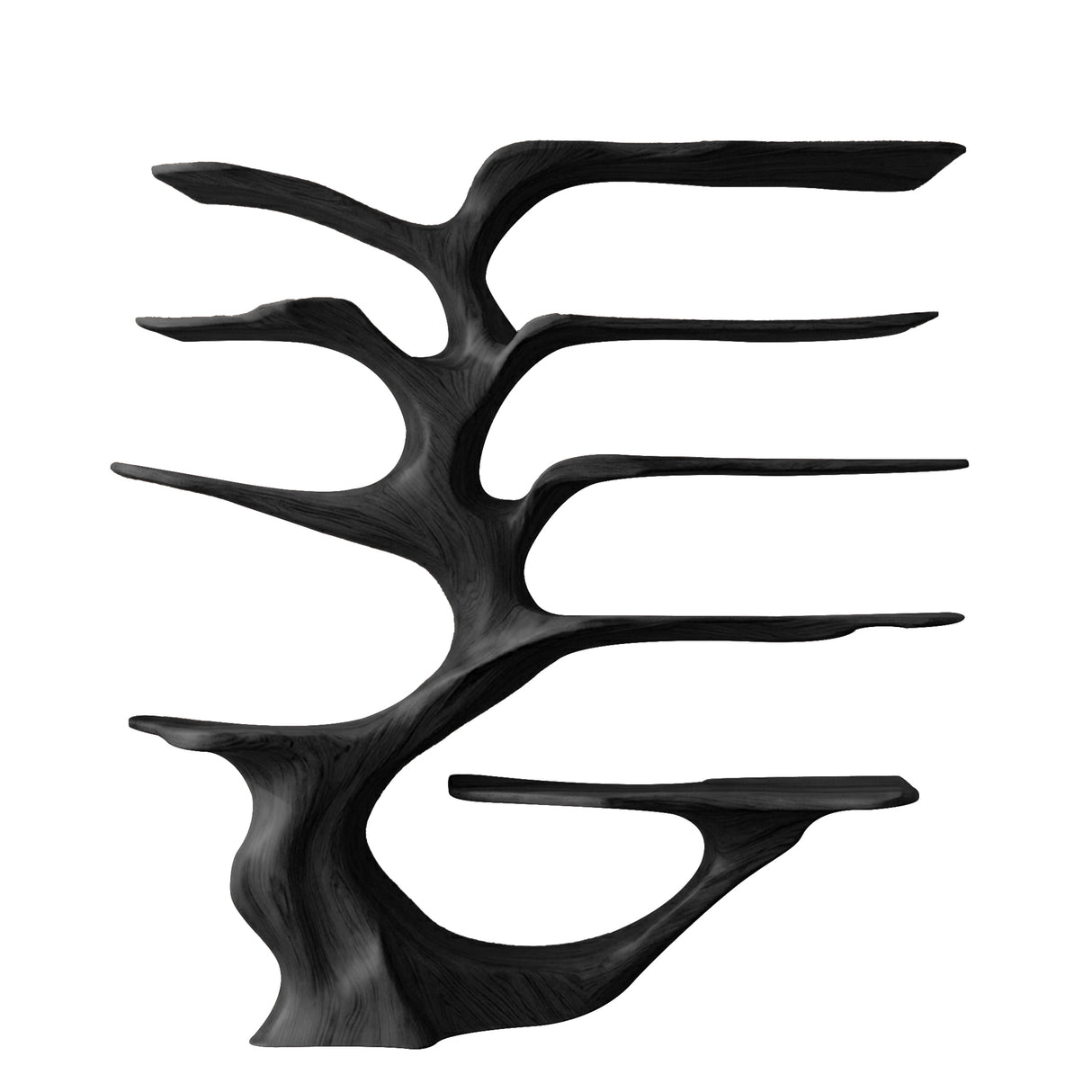 Verdellune Organic Tree Wine Rack Black - Timberustic Tree Wine Rack