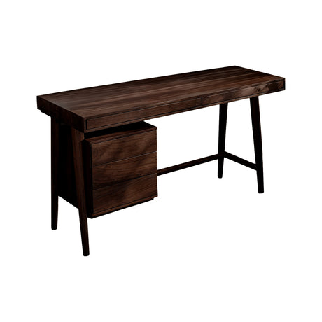 Viora Modern Handcrafted Solid Wood Desk with Drawers