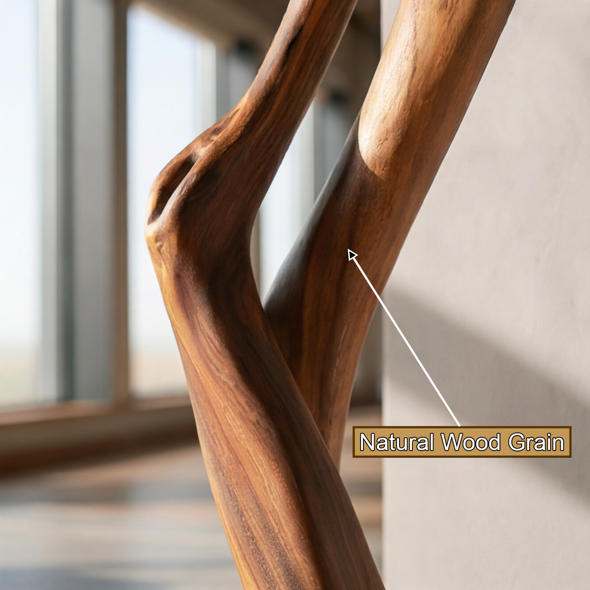 Virelden Sculpted Solid Wood Tree Coat Rack - Timberustic Tree Coat Rack