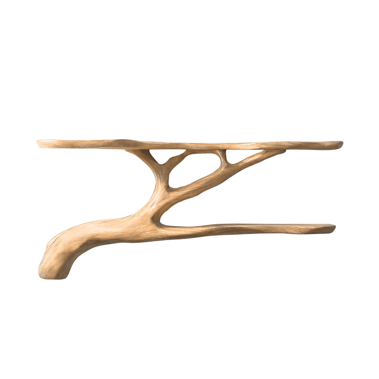 Virelith Handcrafted Solid Wood Floating Tree Bookshelf