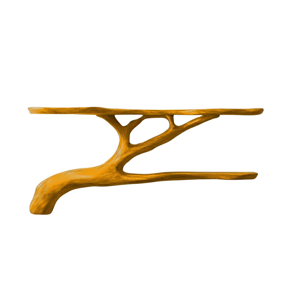 Virelith Handcrafted Solid Wood Floating Tree Bookshelf