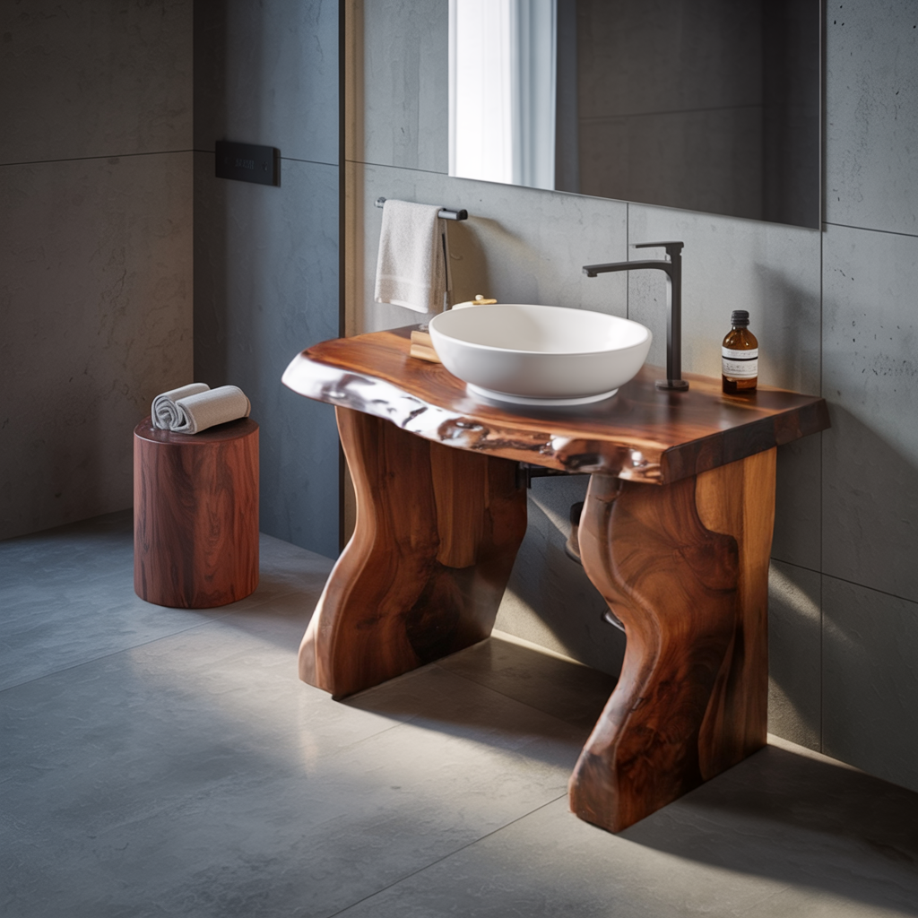 Wavecrest Solid Wood Bathroom Vanity