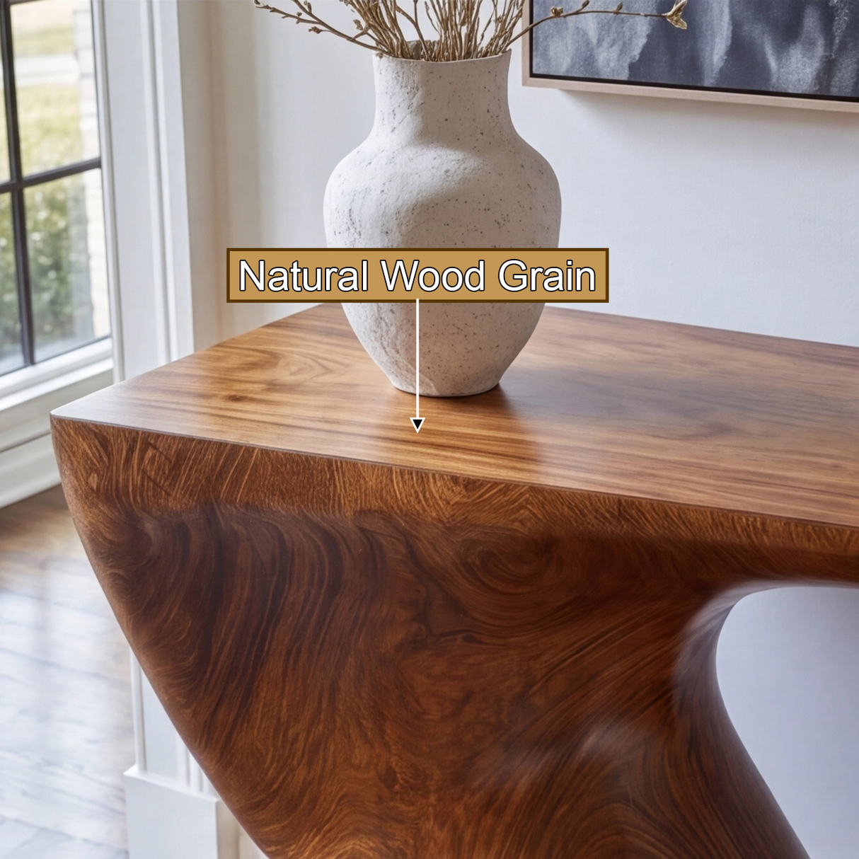 Xavoryn Sculpted Solid Wood Console Table - Timberustic Console Table